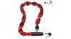 KRYPTONITE Kettenschloss Keeper 785 Integrated Chain 7 mm rot 85 cm